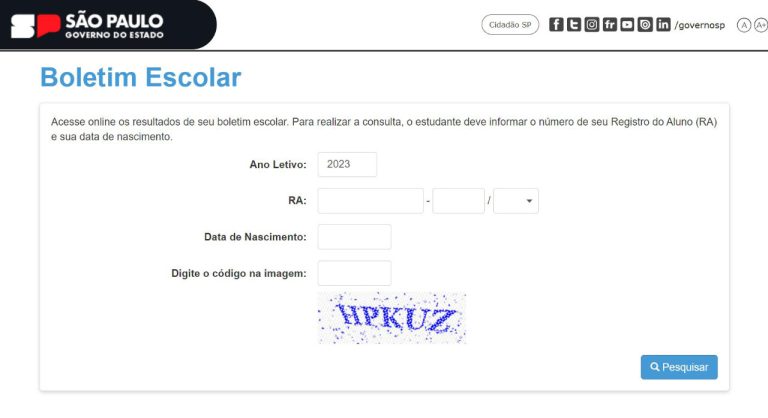 Boletim Online 2024 SP Como Acessar Pelo Celular